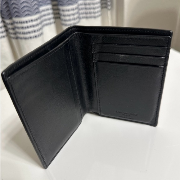 Cassandre leather saint laurent wallet - Picture 3 of 4